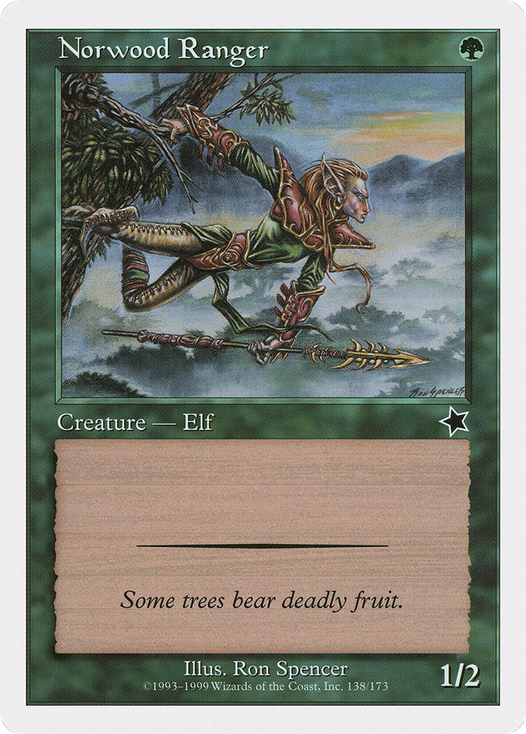 Norwood Ranger (S99-138) [Misc] Starter 1999 MTG Single Wizards of the Coast