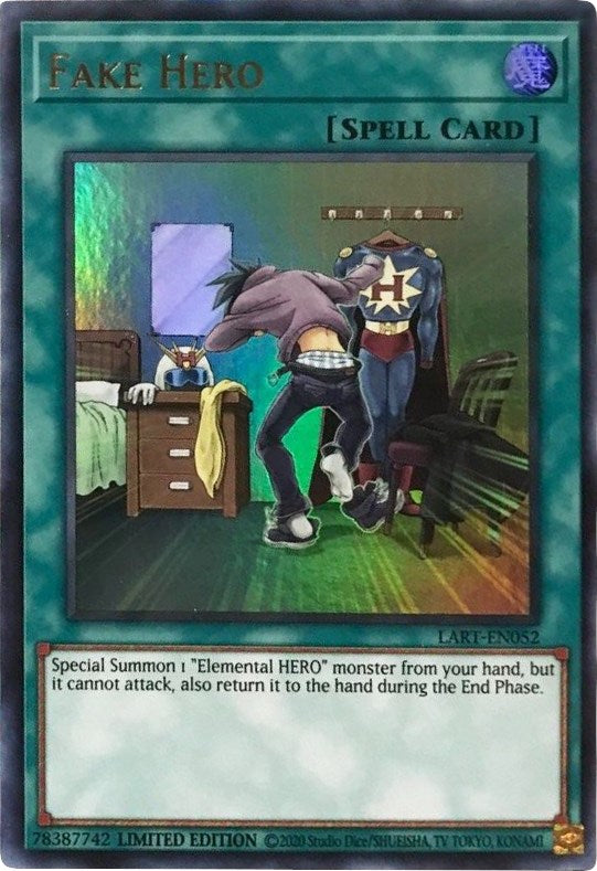 Fake Hero [LART-EN052] Ultra Rare Yugioh Single Yu-Gi-Oh!   