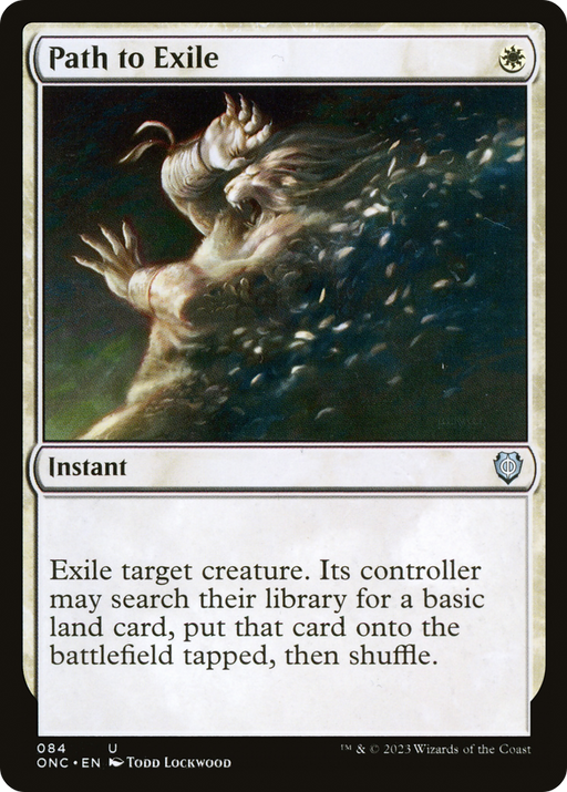 Path to Exile (ONC-084) [Phyrexia: All Will Be One Commander] MTG Single Wizards of the Coast