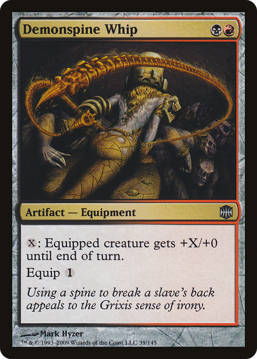 Demonspine Whip (ARB-039) [Alara Reborn] MTG Single Wizards of the Coast