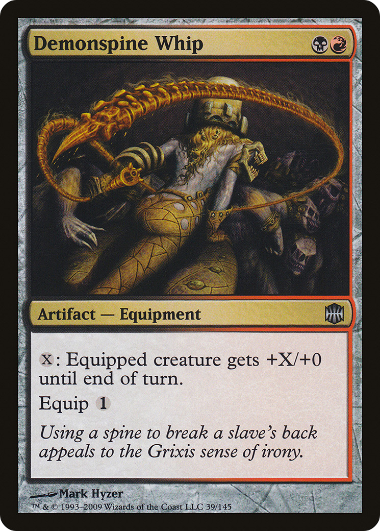 Demonspine Whip (ARB-039) [Alara Reborn] Foil MTG Single Wizards of the Coast