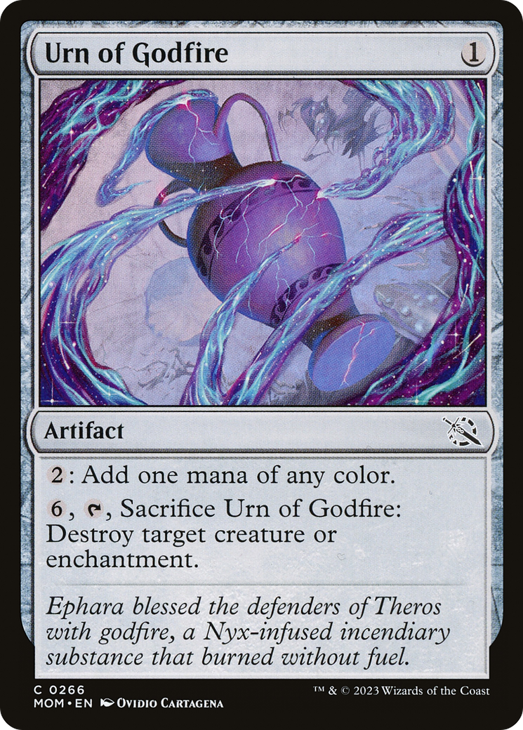 Urn of Godfire (MOM-266) [March of the Machine] MTG Single Wizards of the Coast