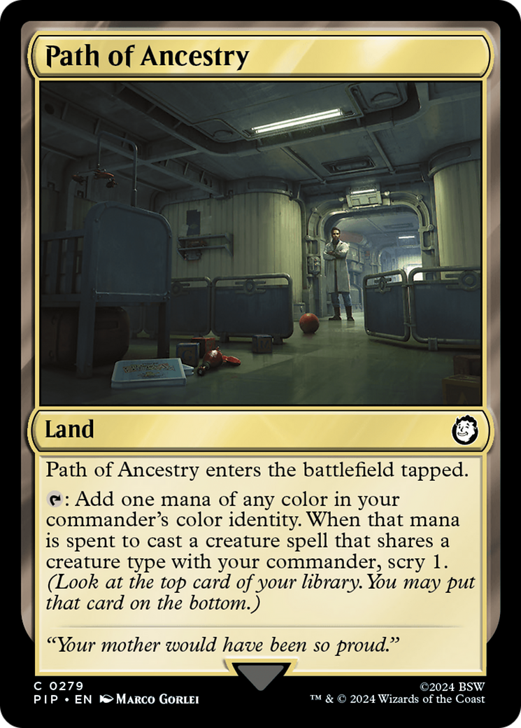 Path of Ancestry (PIP-279) [Fallout] MTG Single Wizards of the Coast