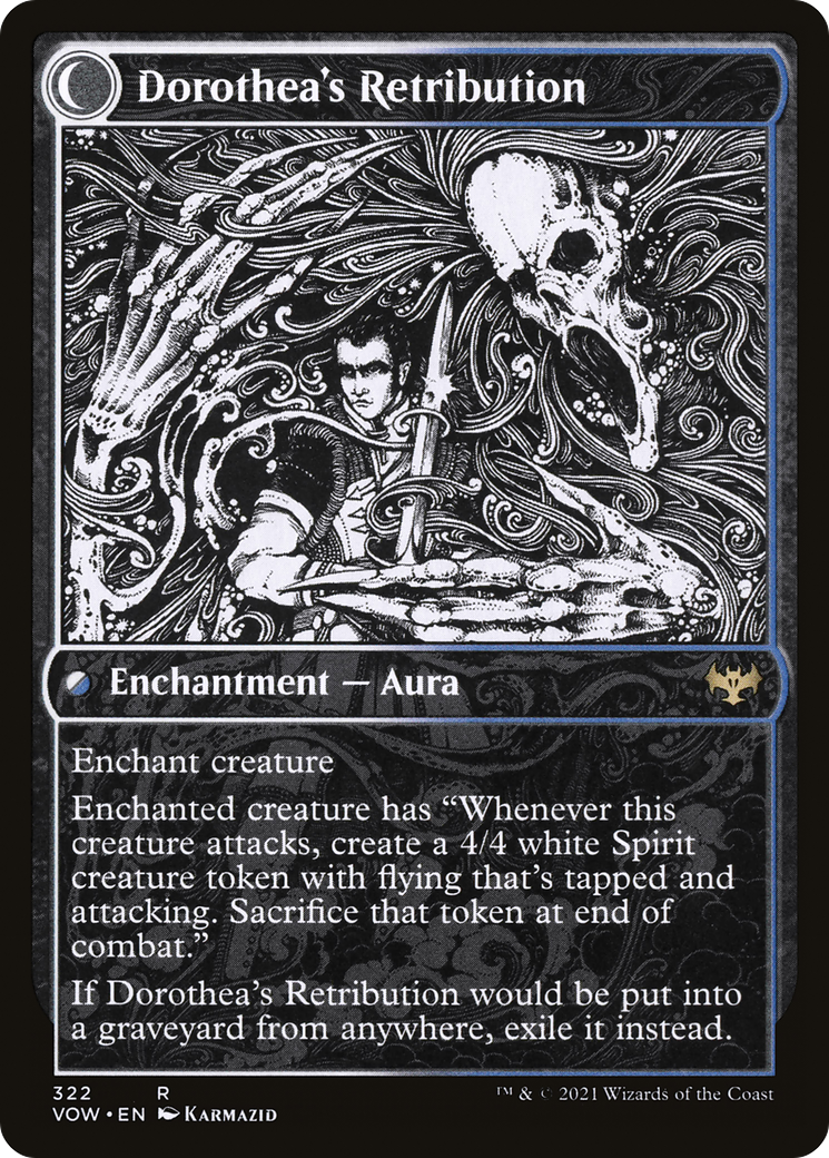 Dorothea, Vengeful Victim // Dorothea's Retribution (VOW-322) [Innistrad: Crimson Vow] (Showcase) MTG Single Wizards of the Coast