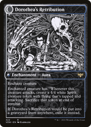 Dorothea, Vengeful Victim // Dorothea's Retribution (VOW-322) [Innistrad: Crimson Vow] (Showcase) Foil MTG Single Wizards of the Coast
