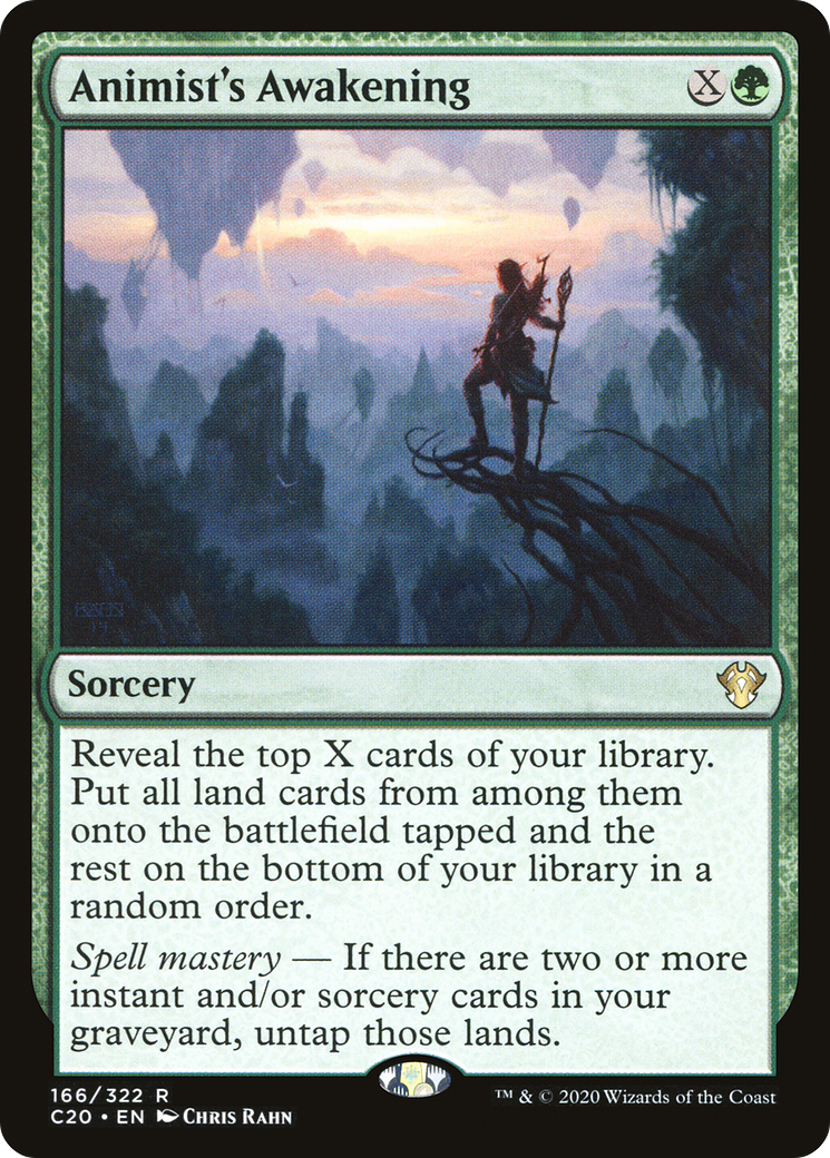 Animist's Awakening (C20-166) [Commander 2020] MTG Single Wizards of the Coast
