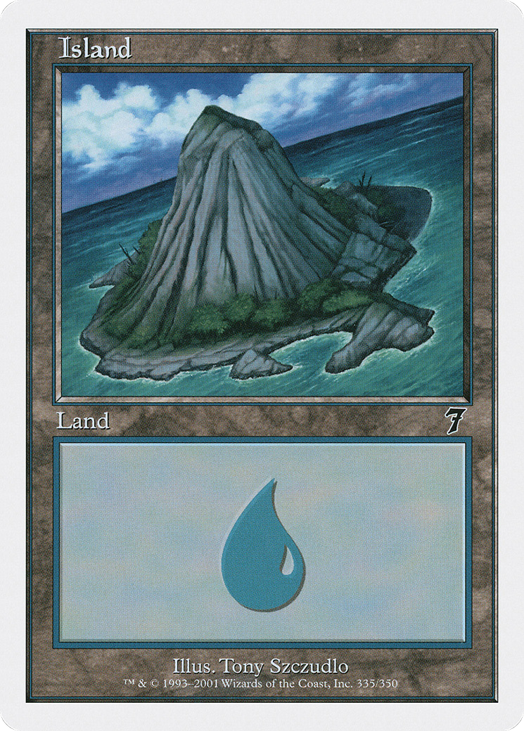 Island (335) (7ED-335) [7th Edition] MTG Single Wizards of the Coast