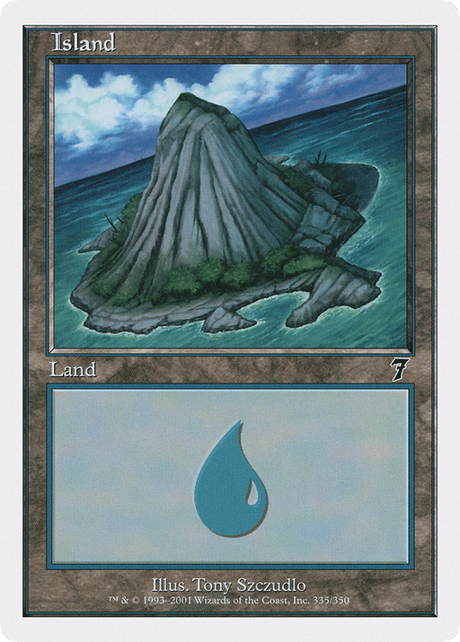 Island (335) (7ED-335) [7th Edition] MTG Single Wizards of the Coast
