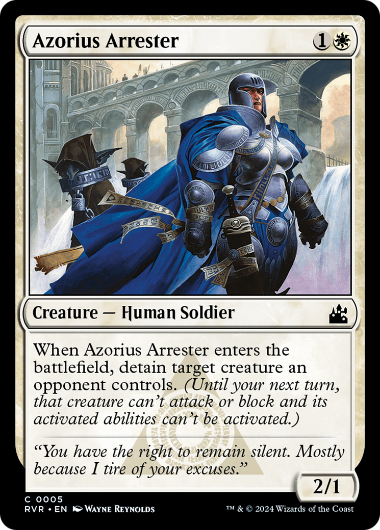 Azorius Arrester (RVR-005) [Ravnica Remastered] Foil MTG Single Wizards of the Coast
