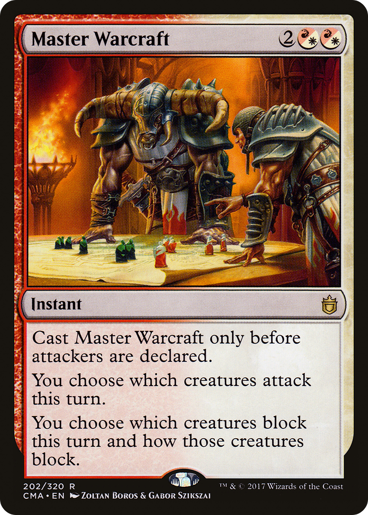 Master Warcraft (CMA-202) [Commander Anthology] MTG Single Wizards of the Coast