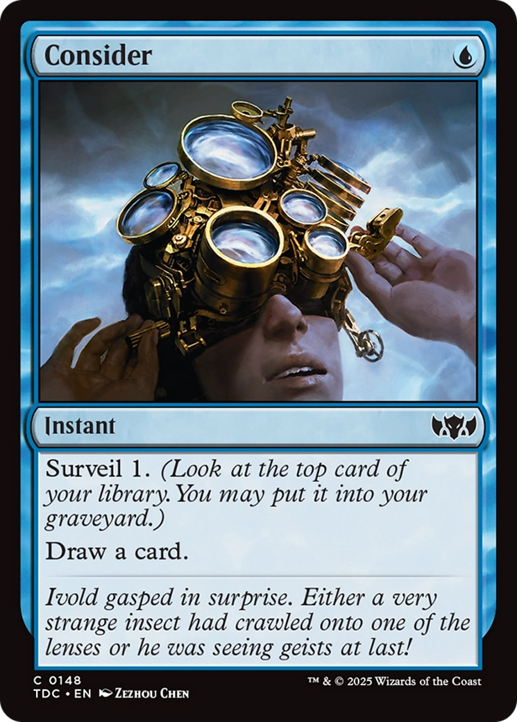 Consider (TDC-148) [Commander: Tarkir: Dragonstorm] MTG Single Wizards of the Coast