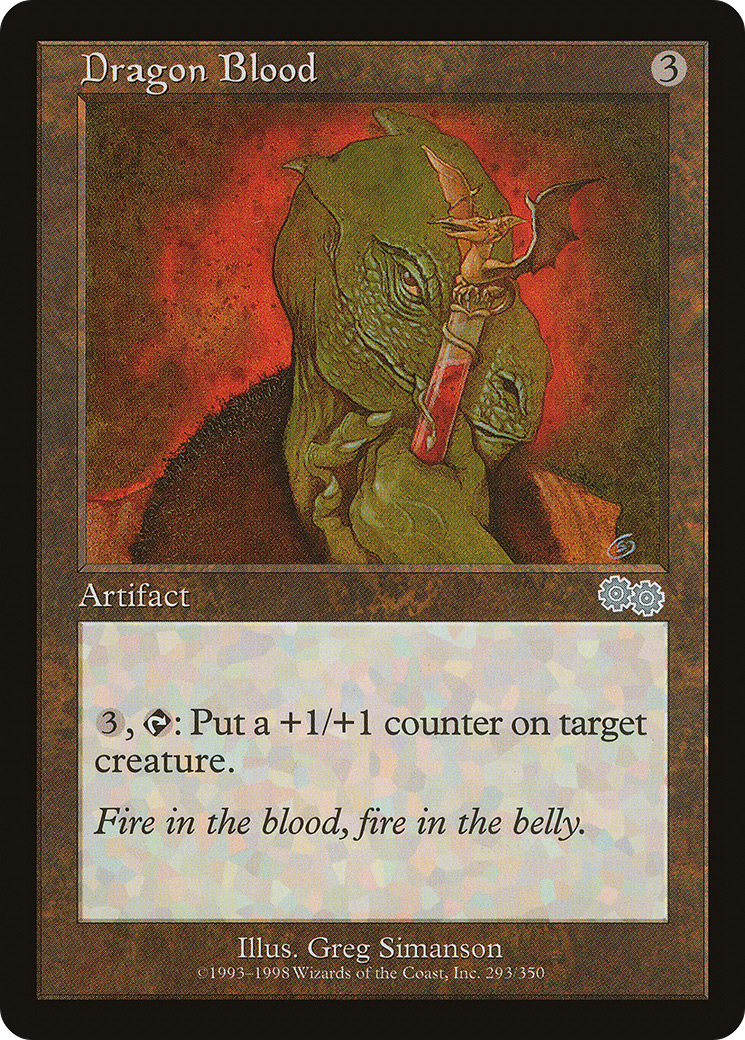 Dragon Blood (USG-293) [Urza's Saga] MTG Single Wizards of the Coast