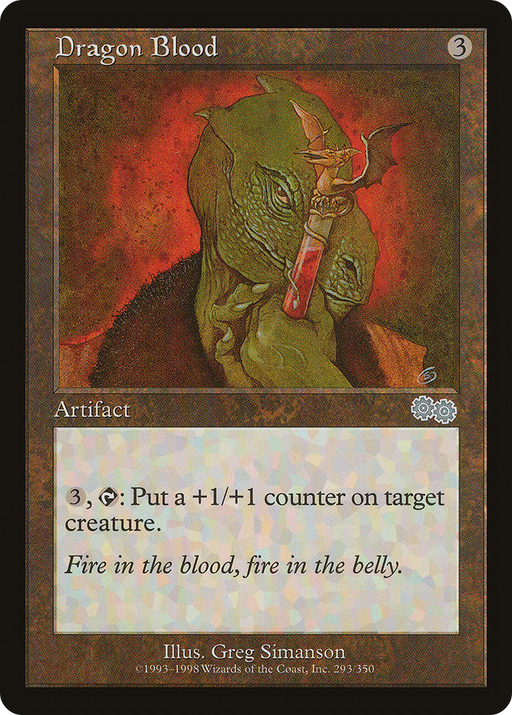 Dragon Blood (USG-293) [Urza's Saga] MTG Single Wizards of the Coast