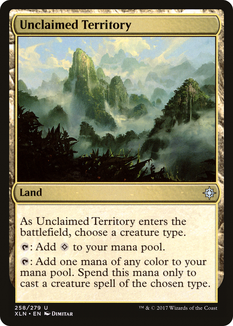 Unclaimed Territory (XLN-258) [Ixalan] MTG Single Wizards of the Coast