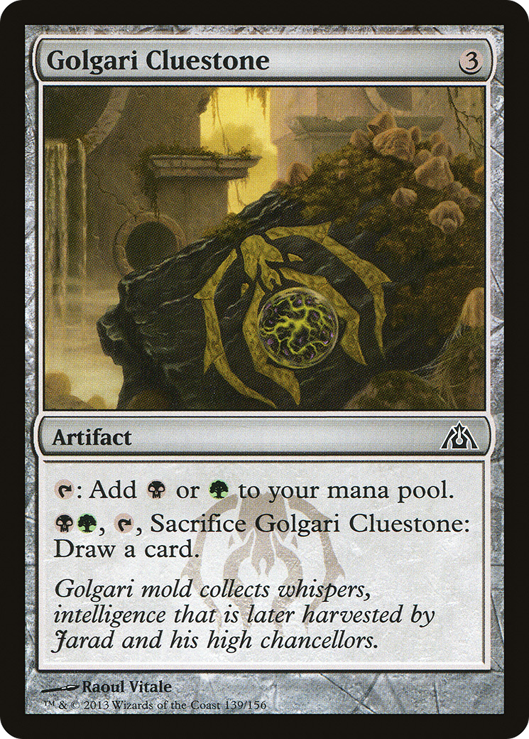 Golgari Cluestone (DGM-139) [Dragon's Maze] MTG Single Wizards of the Coast