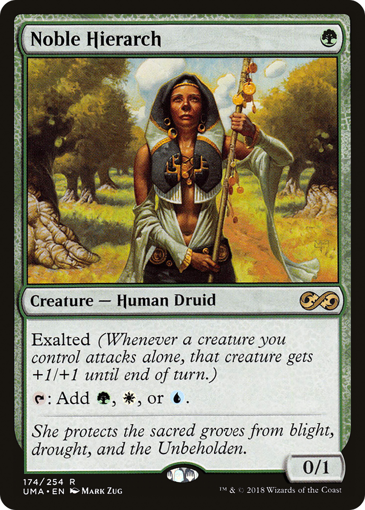 Noble Hierarch (UMA-174) [Ultimate Masters] Foil MTG Single Wizards of the Coast