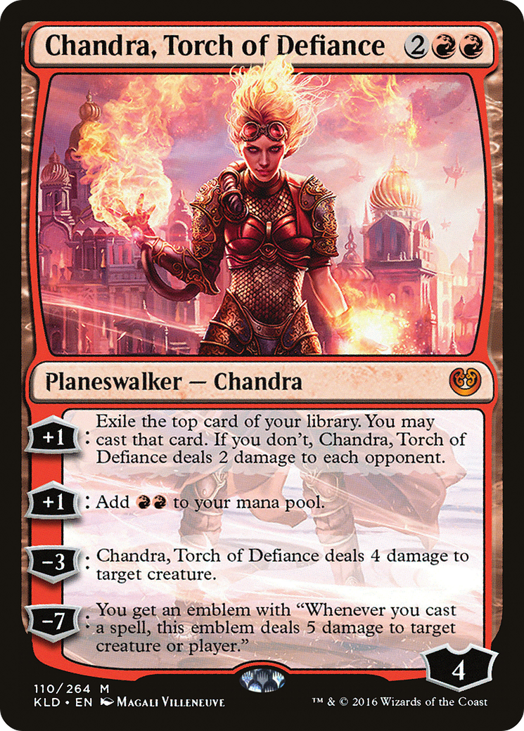 Chandra, Torch of Defiance (KLD-110) [Kaladesh] Foil MTG Single Wizards of the Coast