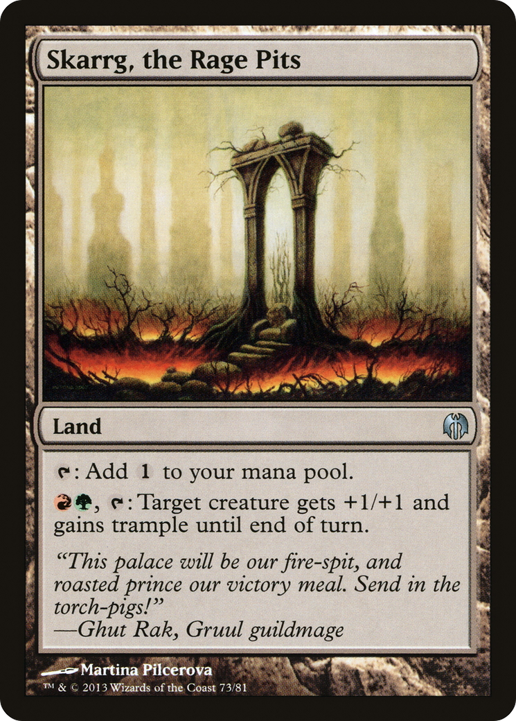 Skarrg, the Rage Pits (DDL-073) [Misc] Duel Decks: Heroes vs. Monsters MTG Single Wizards of the Coast