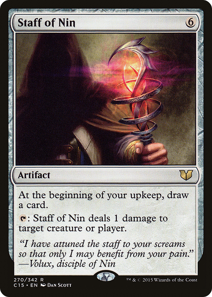 Staff of Nin (C15-270) [Commander 2015] MTG Single Wizards of the Coast