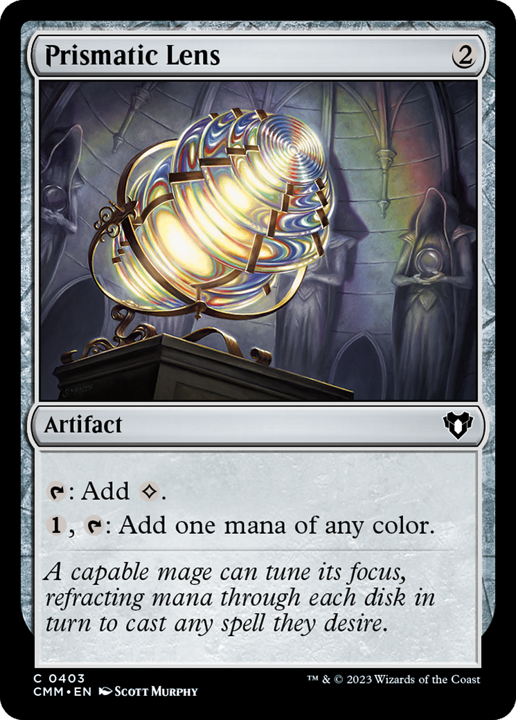 Prismatic Lens (CMM-403) [Commander Masters] Foil MTG Single Wizards of the Coast