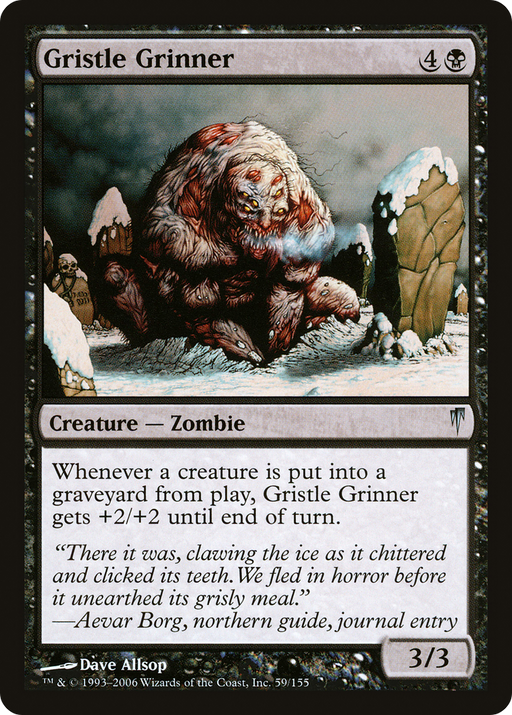 Gristle Grinner (CSP-059) [Coldsnap] MTG Single Wizards of the Coast