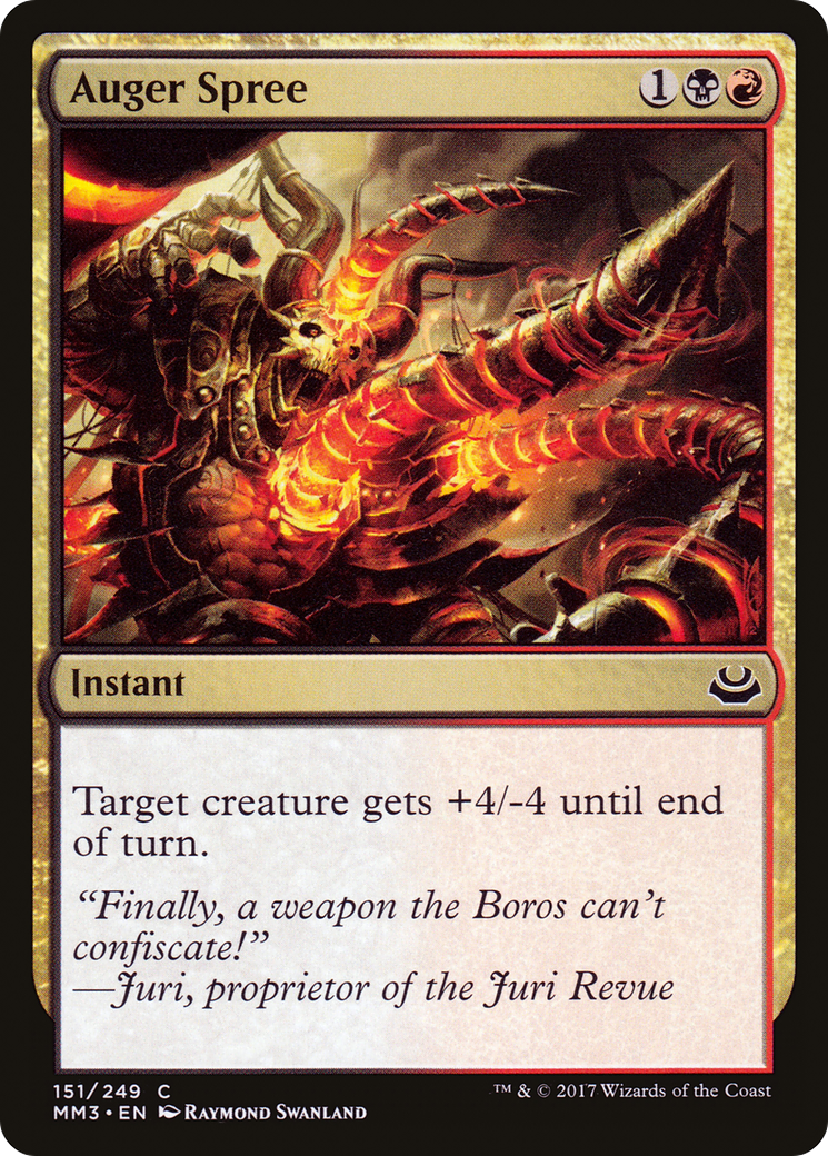 Auger Spree (MM3-151) [Modern Masters 2017] MTG Single Wizards of the Coast