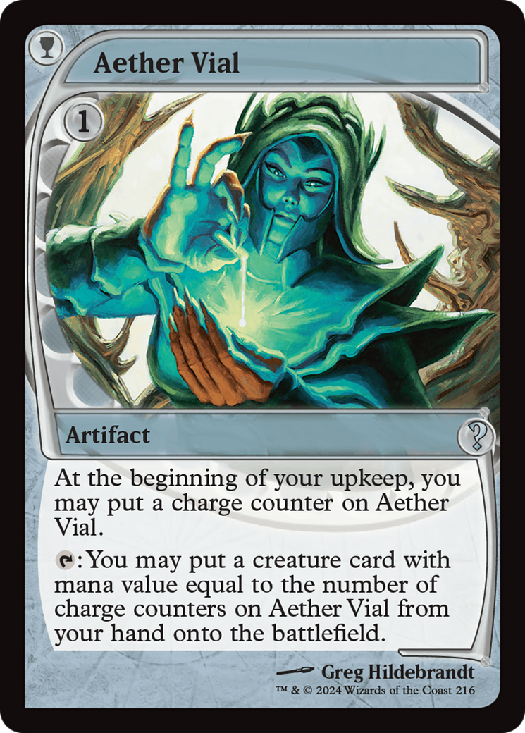 Aether Vial (Future Sight) (MB2-216) [Mystery Booster] Mystery Booster 2 Foil MTG Single Wizards of the Coast