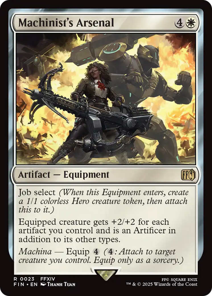 Machinist's Arsenal (FIN-023) [FINAL FANTASY] MTG Single Wizards of the Coast