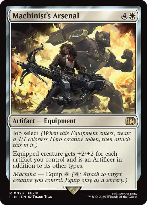 Machinist's Arsenal (FIN-023) [FINAL FANTASY] MTG Single Wizards of the Coast