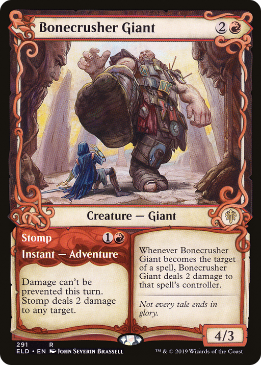 Bonecrusher Giant (ELD-291) [Throne of Eldraine] (Showcase) MTG Single Wizards of the Coast