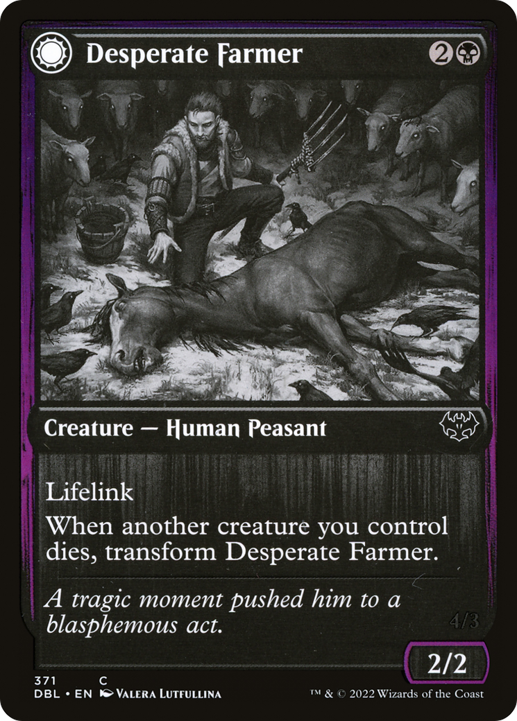Desperate Farmer (DBL-371) [Innistrad: Double Feature] MTG Single Wizards of the Coast