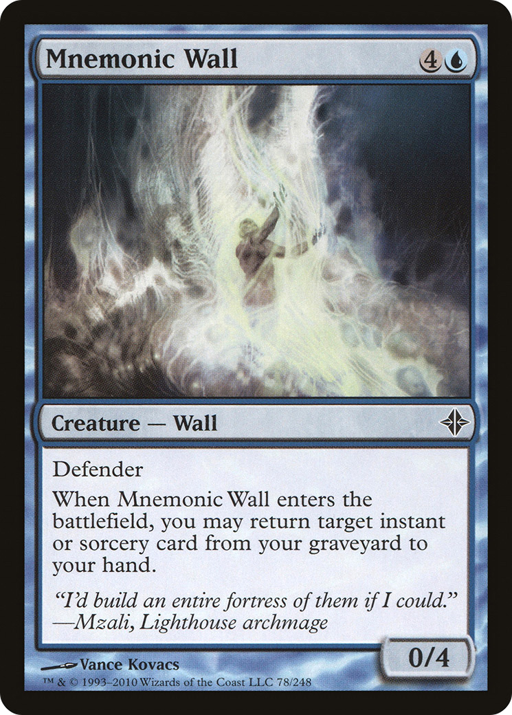Mnemonic Wall (ROE-078) [Rise of the Eldrazi] MTG Single Wizards of the Coast