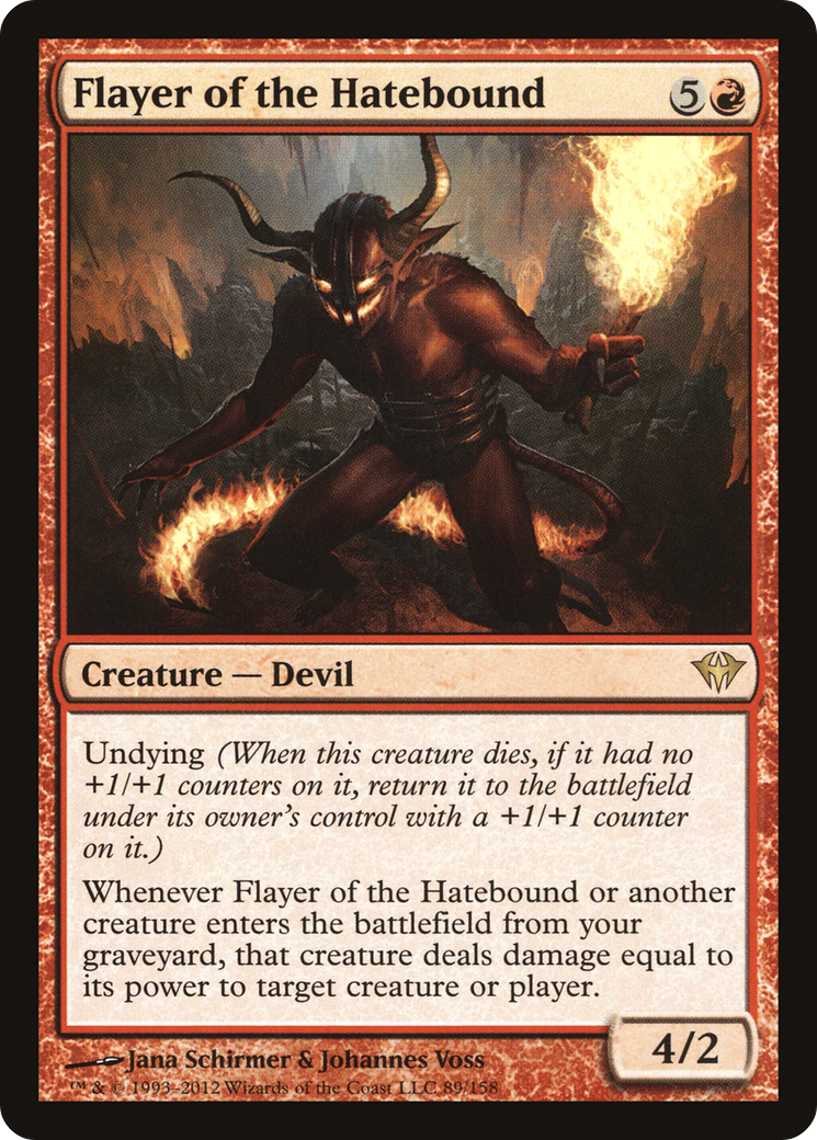 Flayer of the Hatebound (DKA-089) [Dark Ascension] Foil MTG Single Wizards of the Coast