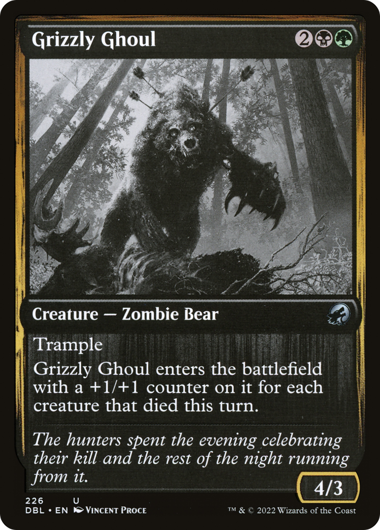 Grizzly Ghoul (DBL-226) [Innistrad: Double Feature] MTG Single Wizards of the Coast
