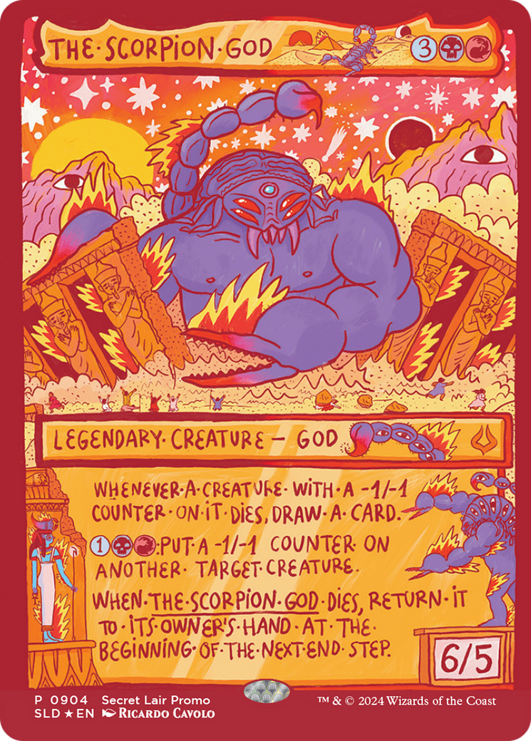 The Scorpion God (SLD-904) [Secret Lair] Drop Foil MTG Single Wizards of the Coast