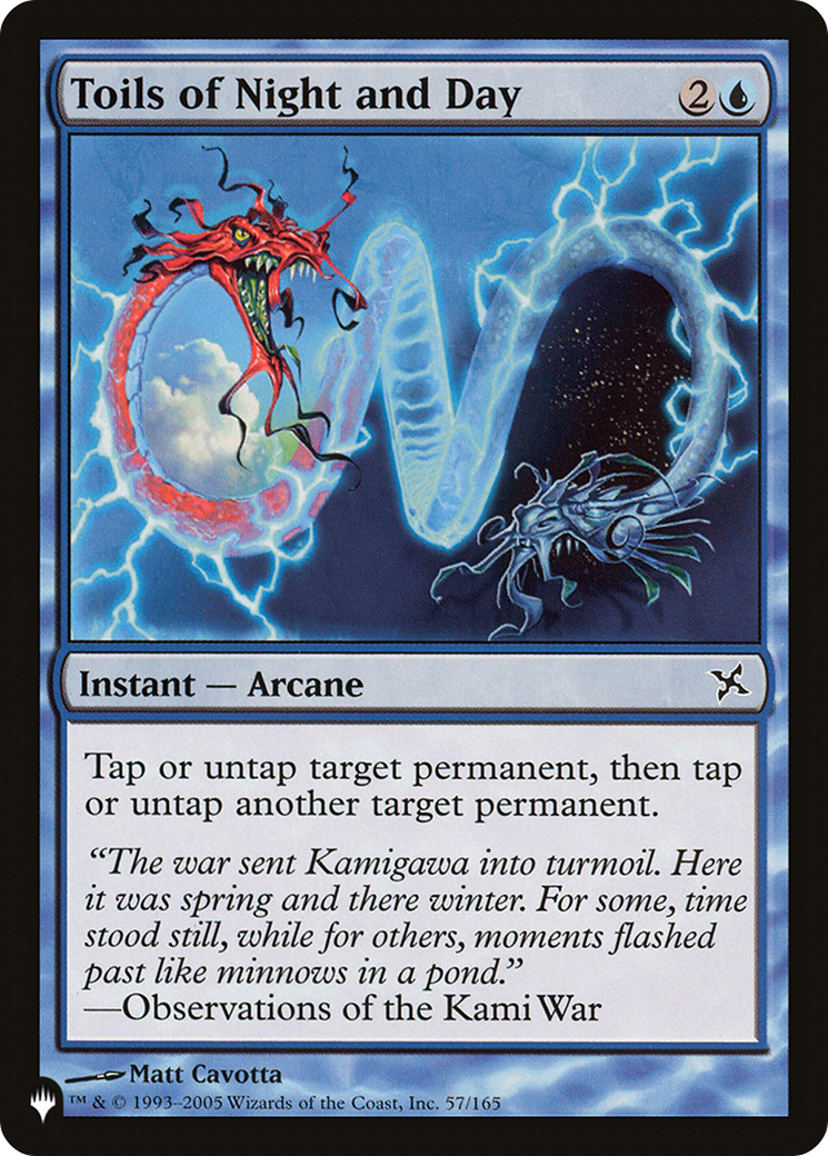 Toils of Night and Day (LIST-BOK-57) [Mystery Booster] The List MTG Single Wizards of the Coast