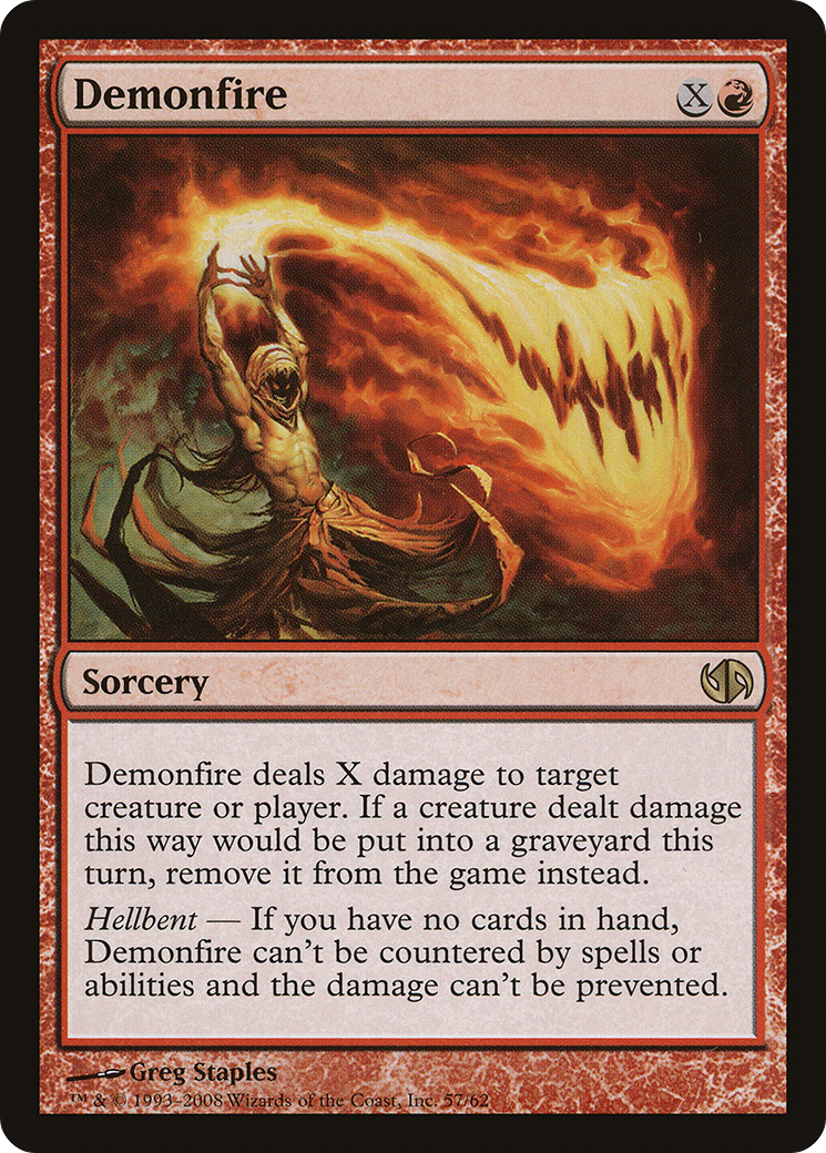Demonfire (DD2-057) [Misc] Duel Decks: Jace vs. Chandra MTG Single Wizards of the Coast