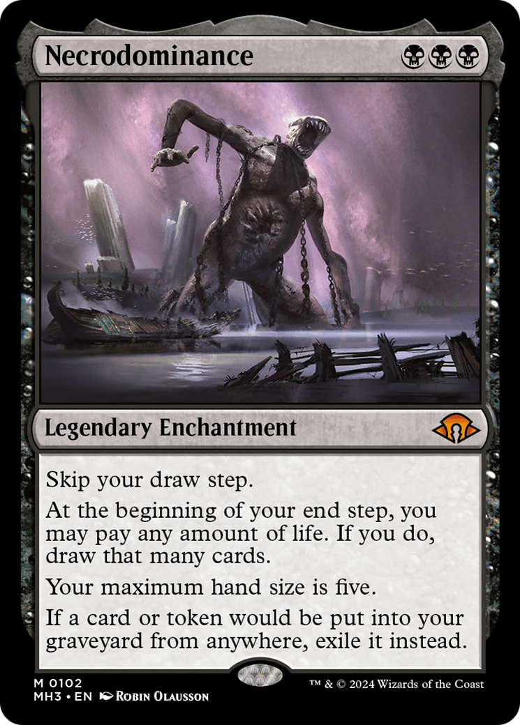 Necrodominance (MH3-102) [Modern Horizons 3] MTG Single Modern Horizons 3