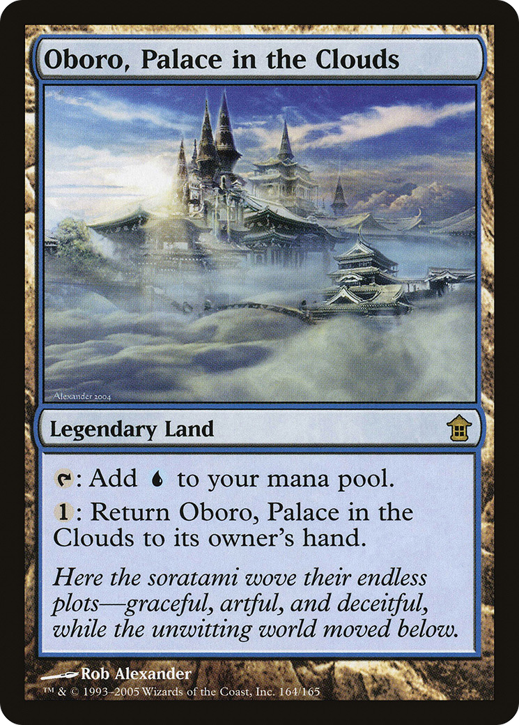 Oboro, Palace in the Clouds (SOK-164) [Saviors of Kamigawa] MTG Single Wizards of the Coast