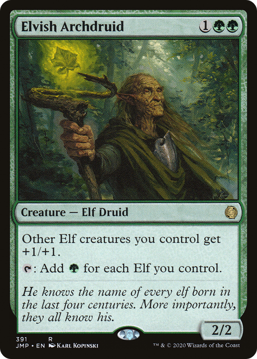 Elvish Archdruid (JMP-391) [Jumpstart] MTG Single Wizards of the Coast