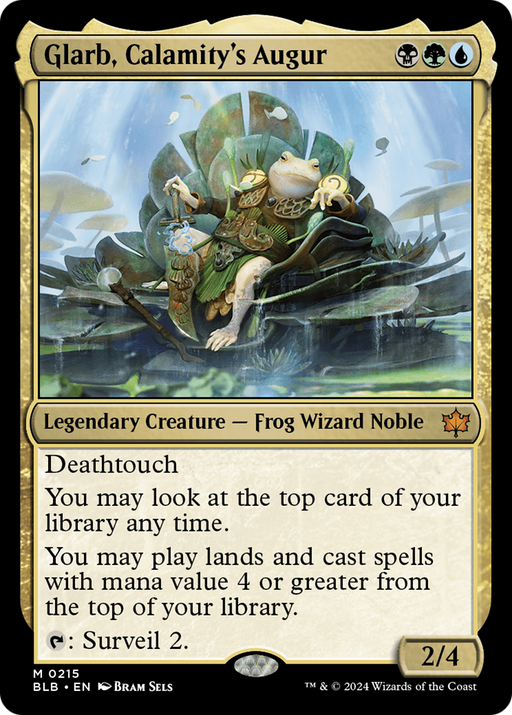 Glarb, Calamity's Augur (BLB-215) [Bloomburrow] MTG Single Wizards of the Coast