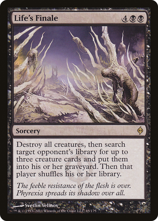 Life's Finale (NPH-065) [New Phyrexia] Foil MTG Single Wizards of the Coast