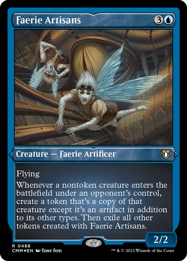Faerie Artisans (CMM-488) [Commander Masters] Etched Foil MTG Single Wizards of the Coast