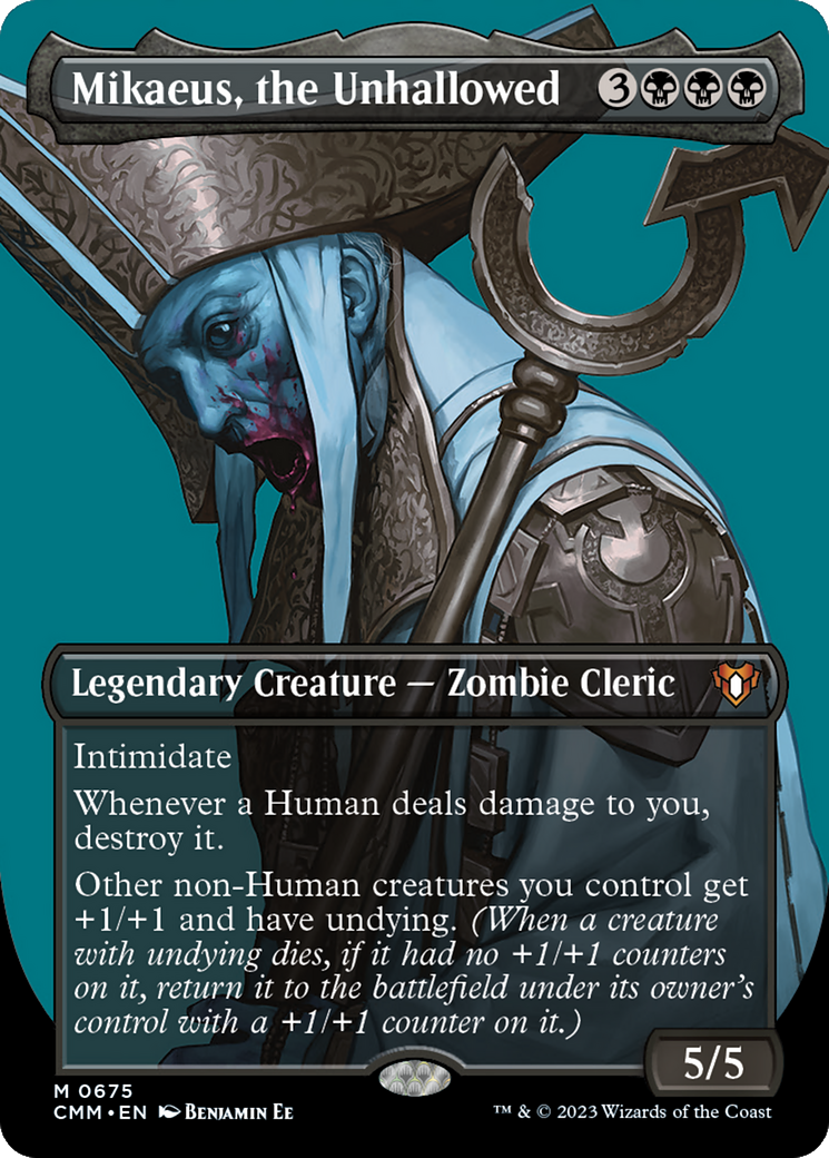 Mikaeus, the Unhallowed (CMM-675) [Commander Masters] (Borderless) MTG Single Wizards of the Coast