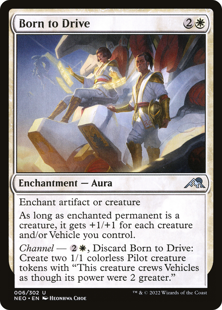 Born to Drive (NEO-006) [Kamigawa: Neon Dynasty] Foil MTG Single Wizards of the Coast