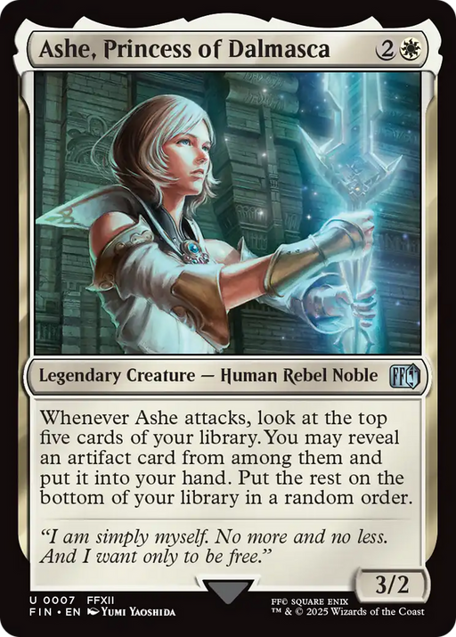 Ashe, Princess of Dalmasca (FIN-007) [FINAL FANTASY] Foil MTG Single Wizards of the Coast