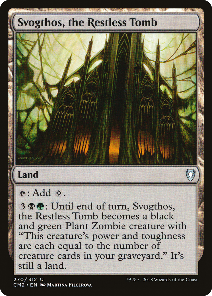 Svogthos, the Restless Tomb (CM2-270) [Commander Anthology Volume II] MTG Single Wizards of the Coast