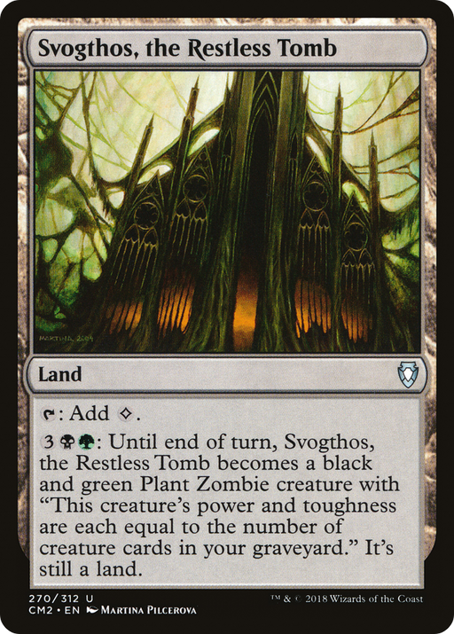 Svogthos, the Restless Tomb (CM2-270) [Commander Anthology Volume II] MTG Single Wizards of the Coast