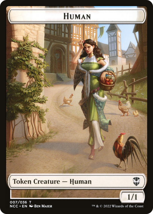 Human (TNCC-007) [Tokens] New Capenna Commander Tokens MTG Single Wizards of the Coast
