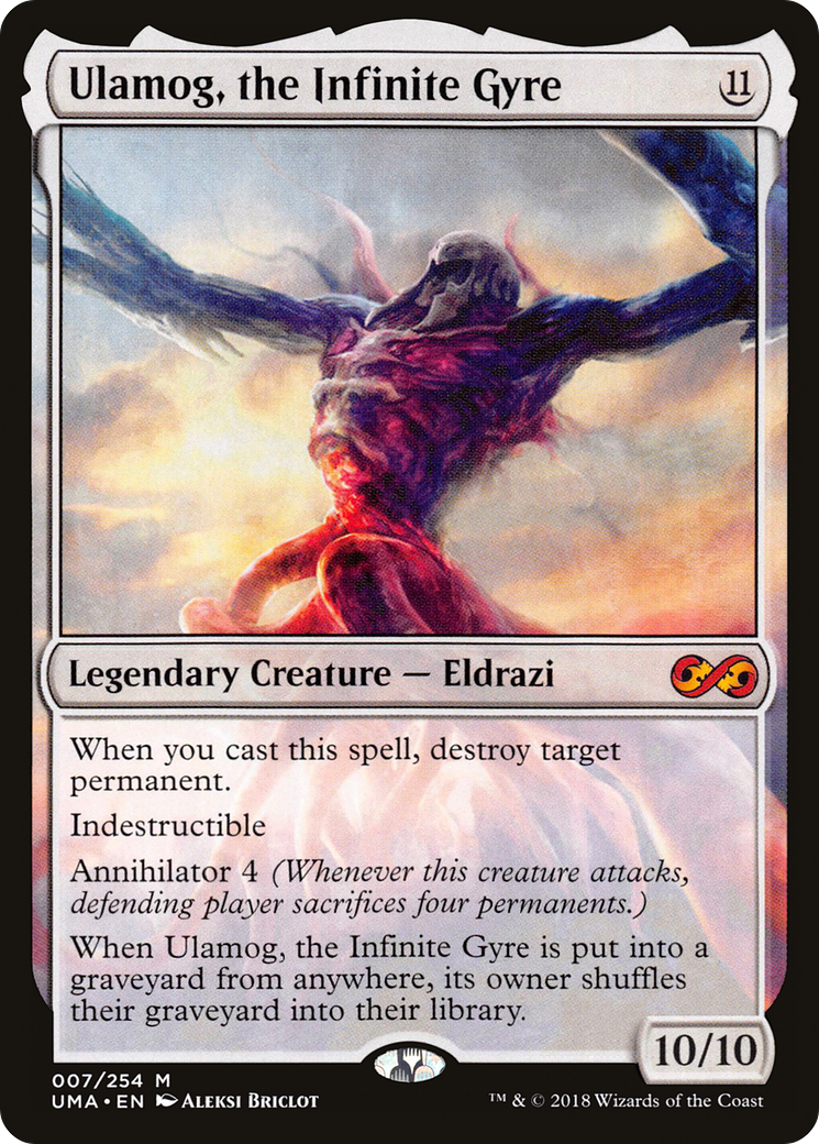 Ulamog, the Infinite Gyre (UMA-007) [Ultimate Masters] MTG Single Wizards of the Coast